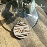 Barbie Movie Inspired Wine Charms | I am Kenough, Not Drunk Kenough, Barbie Party, Only One Allan