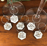 Friends Inspired Drink Charms (set of 6)