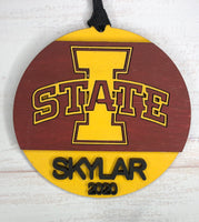 College Custom Personalized Ornament