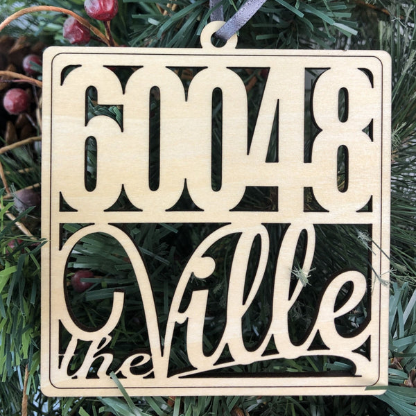 60048 The Ville Laser-Cut Wood Ornament