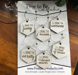 Girls Night Out/ Family Get-together Drink Charms (set of 8)
